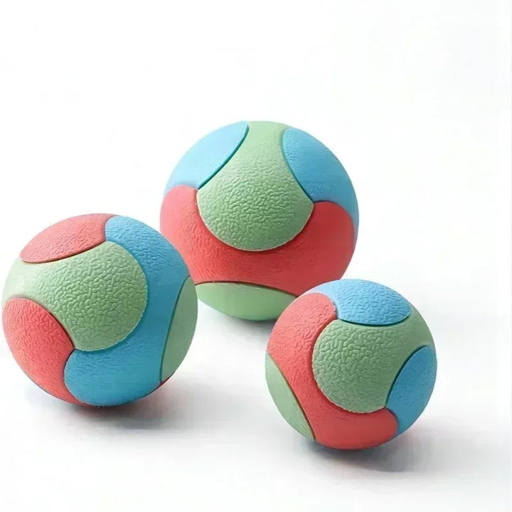 Solid Rubber Dog Balls for Dogs Virtually Indestructible Pet Dog