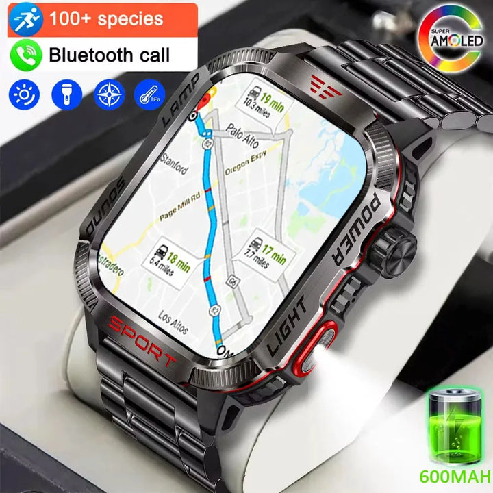 2024 New For Xiaomi Outdoor Military Smartwatch Men GPS